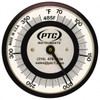 PTC Instruments 70 to 370°F, 2 Inch Dial Diameter, Pipe Surface Clip On Thermometer 2° Division Graduation 485FS - 56470750