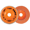 Walter Surface Technologies ENDURO-FLEX Turbo™ Blending Disc, Type 29, 4-1/2" Diameter, 7/8" Arbor, 36/60 Grit - 06A482