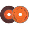 Walter Surface Technologies ENDURO-FLEX™ Blending Disc, Type 27, 4-1/2" Diameter, 7/8" Arbor, 80 Grit - 15R458