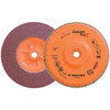 Walter Surface Technologies ENDURO-FLEX™ Blending Disc, Type 27S, 6" Diameter, 5/8"-11 Arbor, 80 Grit - 06B608