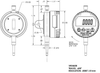 CDI VRS Dial Indicator Wireless Short Range Radio, .600" Range, .0005"/.01mm Resolution - VRS4600