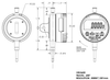 CDI VRS Dial Indicator Wireless Short Range Radio, .600" Range, .00005"/.001mm Resolution - VRS3600