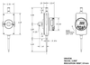 CDI VRS Dial Indicator Wireless Short Range Radio, 2.0" Range, .0005"/.01mm Resolution - VRS4720