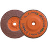 Walter Surface Technologies ENDURO-FLEX STAINLESS™ Blending Disc, Type 27S, 5" Diameter, 5/8"-11 Arbor, 40 Grit - 06F504