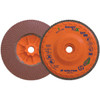 Walter Surface Technologies ENDURO-FLEX STAINLESS™ Blending Disc, Type 27S, 5" Diameter, 5/8"-11 Arbor, 120 Grit - 06F512