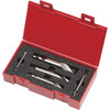 Dormer Pramet 5 Pc High Speed Steel Combo Drill & Countersink Set 1/8 to 7/16" Body Diam, 60° Included Angle, 3/64 to 3/16" Drill Point Diam, Double End 0616338 - 65629941