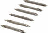 KEO 5 Pc #0 to #5/0 High Speed Steel Combo Drill & Countersink Set 60° Included Angle, Plain Edge OUR STOCK - 01035013