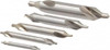KEO 5 Pc #1 to #5 Cobalt Combo Drill & Countersink Set 60° Included Angle, Plain Edge 90000 - 88236104
