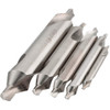KEO 5 Pc #1 to #5 High Speed Steel Combo Drill & Countersink Set 60° Included Angle, Double End, Plain Edge 10000 - 01031558