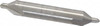 Hertel #4 60° 5/16" Body Diam Solid Carbide Combo Drill & Countersink 2-1/2" OAL, Double End, RH Cut, Plain Edge, 1/8" Drill Point Diam, 1/8" Drill Point Length 300-001006 - 74148552