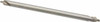 KEO #4 82° 5/16" Body Diam High Speed Steel Combo Drill & Countersink Bright Finish, 6" OAL, Double End, RH Cut, Plain Edge, 1/8" Drill Point Diam, 1/8" Drill Point Length 24063 - 82972357