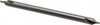 Value Collection #4-1/2 60° 3/8" Body Diam High Speed Steel Combo Drill & Countersink Bright Finish, 6" OAL, Double End, RH Cut, Plain Edge, 9/64" Drill Point Diam, 9/64" Drill Point Length 156400004120006 - 01044569