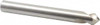 Cleveland Twist Drill 90°, 8" OAL, High Speed Steel Spotting Drill Bright Finish, 44.45mm Flute Length, 1" Shank Diam, RH Cut C24186 - 63736649
