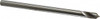 KEO 90°, 8" OAL, High Speed Steel Spotting Drill Bright Finish, 1-3/8" Flute Length, 1/2" Shank Diam, RH Cut 32124 - 90940586