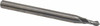 Magafor 0.078" Body Diam, 90°, 1-1/2" OAL, 2-Flute Solid Carbide Spotting Drill Bright Finish, 3/16" Flute Length, 3mm Shank Diam, RH Cut 88809002000 - 86809324