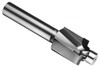 Made in USA 5/16-24" Port, 0.692" Spotface Diam, 1/8" Tube Outside Diam, Plain Pilot, Straight Shank, Carbide Tipped Porting Tool 0.27 Min Pilot Diam, 3-23/32" OAL, 4 Flute, MS 16142 42P-2 - 00390245