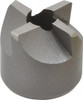Made in USA 4 Flutes, 11/16" Diam, 1/4" Pilot Hole Diam, High Speed Steel Reverse Counterbore 5/8" OAL, 1/32" Corner Radius, Standard Pilot Ref. 185-5, Oversize Pilot Ref. 186-8 190-8K - 09937343