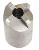 Made in USA 4 Flutes, 9/16" Diam, 5/32" Pilot Hole Diam, Solid Carbide Reverse Counterbore 5/8" OAL, 1/64" Corner Radius, Standard Pilot Ref. 185-3, Oversize Pilot Ref. 186-6 191-6J - 09938036