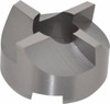 Made in USA 4 Flutes, 1-3/4" Diam, 3/4" Pilot Hole Diam, High Speed Steel Reverse Counterbore 1" OAL, 1/32" Corner Radius, Standard Pilot Ref. 185-10, Oversize Pilot Ref. 186-22, 186-23 & 186-24 190-16J* - 09937525