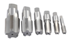 Precise 6 Piece 1/8-1" Carbon Steel NPT Taper Pipe Tap Set - 1011-3307