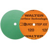 Walter Surface Technologies QUICK-STEP XX™ Velcro Sanding Disc with Cyclone Technology, 5" Diameter, 120 Grit - 15V512