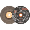 Walter Surface Technologies HP™ High Performance Grinding Wheel, Type 27S Spin-On, 4-1/2" Diameter, 5/8"-11 Arbor, Grade A-30 - 08B455
