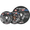 Walter Surface Technologies HP™ High Performance Grinding Wheel, Type 27S Spin-On, 4-1/2" Diameter, 5/8"-11 Arbor, Grade A-30 - 08B455
