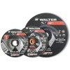 Walter Surface Technologies HP COMBO™ Depressed Center Combination Grinding Wheel, Type 27, 7" Diameter, 5/8"-11 Arbor, Grade A-24-COMBO - 08B717