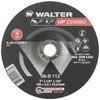 Walter Surface Technologies HP COMBO™ Depressed Center Combination Grinding Wheel, Type 27, 9" Diameter, 5/8"-11 Arbor, Grade A-24-COMBO - 08B917