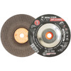 Walter Surface Technologies HP COMBO™ Depressed Center Combination Grinding Wheel, Type 27S Spin-On, 4-1/2" Diameter, 5/8"-11 Arbor, Grade A-24-COMBO - 08B457