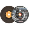 Walter Surface Technologies STAINLESS™ Grinding Wheel, Type 27S Spin-On, 5" Diameter, 1/4" Thickness - 08F500
