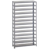 Quantum Storage Systems 1875 Series Economy Shelving Unit, 18"D x 36"L x 75"H, 13 Shelves, No Bins - 1875-000