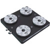 Hold Everything 4-Way Zero Point Clamp Station (200mm Center) FJ-AB11 - Type 100 Chuck - 4S45CM-100P200