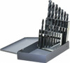 Chicago-Latrobe 1/16 to 1/2", 135° Point, Oxide Finish, High Speed Steel Jobber Length Drill Bit Set 15 Piece, Split Point, Straight Shank, Series 150ASP 69850 - 81109027
