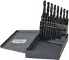 Hertel 1/16 to 3/8", 118° Point, Oxide Finish, High Speed Steel Jobber Length Drill Bit Set 21 Piece, Standard Point, Straight Shank 02500098 - 02500098