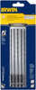 IRWIN 5/32 to 1/4", Oxide Finish, Carbide-Tipped Hammer Drill Bit Set 5 Piece, 4, 6" OAL, Series Performance 1881078 - 68625409