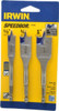 IRWIN 1/2 to 1", Bright Finish, Carbon Steel Spade Drill Bit Set 3 Piece, Standard Point, Hex Shank, (3) 4-3/4" OAL 87950 - 05528724