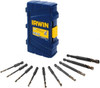 IRWIN 1/8 to 3/8", Black Oxide & Bright Finish, High Speed Steel Hex Shank Drill Bit Set 10 Piece, 2-7/8, 3-1/8, 3-1/2, 3-1/4, 3-3/4, 4, 4-1/2, 5, 2-3/4" OAL, Series Turbomax 1881324 - 57712705