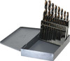 Michigan Drill 1/16 to 3/8", 118° Point, Oxide/Gold Finish, High Speed Steel Jobber Length Drill Bit Set 21 Piece, Split Point, Straight Shank, Series 314 314S21 - 00676189