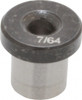 Boneham Type H, 7/64" Inside Diam, Head, Press Fit Drill Bushing 1/4" Body Outside Diam, 1/4" Length Under Head, Steel H164DJ - 07207301