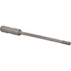 Made in USA 3/8", 6" Flute Length, 7" Depth of Cut, Carbide-Tipped Shank, Single Flute Gun Drill 3/4" Shank Diam, N-8 Nosegrind Point, 115° Point Angle, 3/4" OAL, Bright Finish 100261SR - 08534620