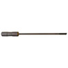 Made in USA 27/64", 18" Flute Length, 19" Depth of Cut, Carbide-Tipped Shank, Single Flute Gun Drill 3/4" Shank Diam, N-8 Nosegrind Point, 115° Point Angle, 3/4" OAL, Bright Finish 100298SR - 08534935