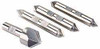 Hertel 4 Piece 1-1/4" Cutter Head Diam, Cobalt Chamfer Mill Set 3/4" Shank Diam 19254 - 59913269