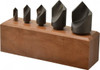 KEO 5 Piece, 1/4 to 1" Head Diam, 82° Included Angle, Single End Countersink Set 1 Flute, High Speed Steel 53028 - 67310979