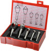KEO 5 Piece, 5/16 to 1" Head Diam, 90° Included Angle, Single End Countersink Set 1-5/8 to 2-5/8" OAL, Cobalt 53529 - 45117637