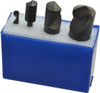 M.A. Ford 4 Piece, 1/4 to 1" Head Diam, 120° Included Angle, Single End Countersink Set 1 Flute, High Speed Steel 64100006 - 01054998