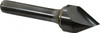 Atrax 3/4" Head Diam, 3/8" Shank Diam, 1 Flute 60° Solid Carbide Countersink Bright Finish, 3" OAL, Single End, Straight Shank, Right Hand Cut 331-028050 - 85264489