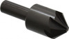 Hertel 1" Head Diam, 1/2" Shank Diam, 6 Flute 90° High Speed Steel Countersink 2-3/4" OAL, Straight Shank 18108 - 89331292