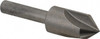 KEO 1/2" Head Diam, 1/4" Shank Diam, 3 Flute 82° High Speed Steel Countersink Bright Finish, 2" OAL, Single End, Straight Shank, Right Hand Cut 50128 - 02122323