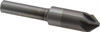 M.A. Ford 3/8" Head Diam, 1/4" Shank Diam, 6 Flute 82° Solid Carbide Countersink Bright Finish, 2" OAL, 0.09" Nose Diam, Single End, Straight Shank, Right Hand Cut 78037502 - 72071244